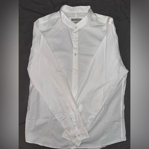 COPY (NEW) - Mango Cotton Mandarin Collar Shirt